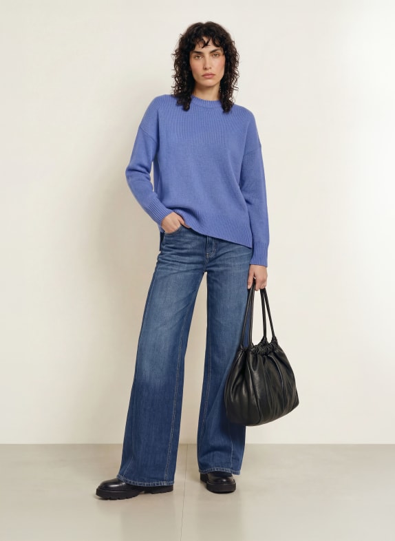 ALLUDE Kasjmiertrui BLAUW