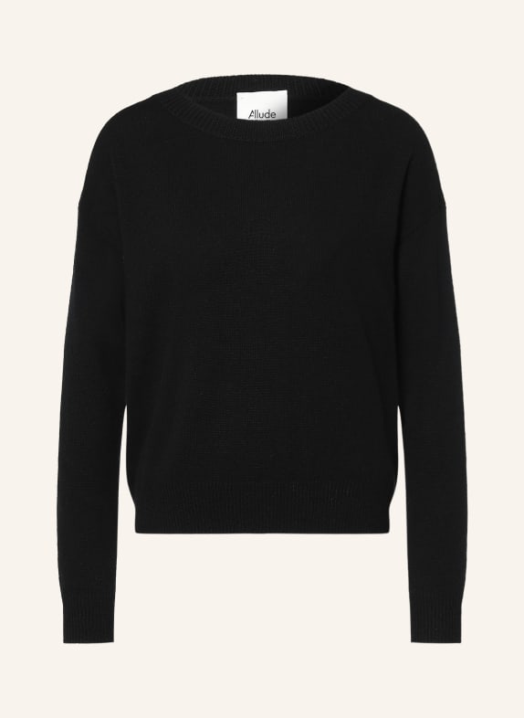 ALLUDE Cashmere-Pullover SCHWARZ