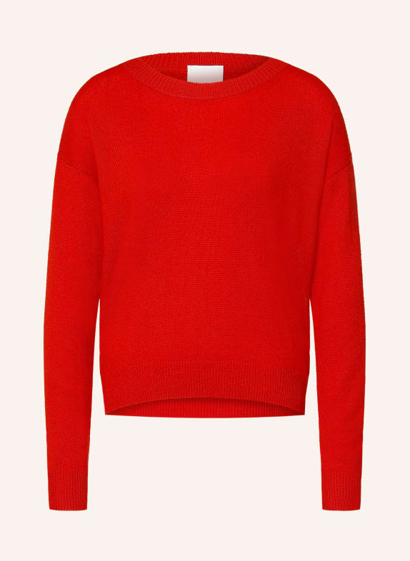 ALLUDE Cashmere Sweater RED