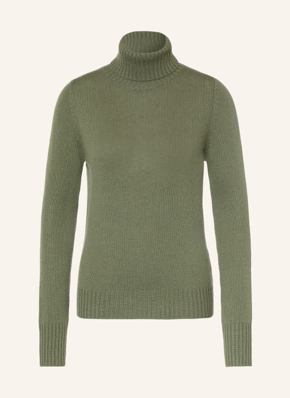 ALLUDE Rolák z kašmíru KHAKI