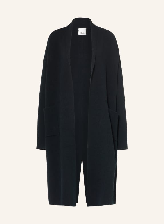 ALLUDE Gebreide jas met kasjmier ZWART