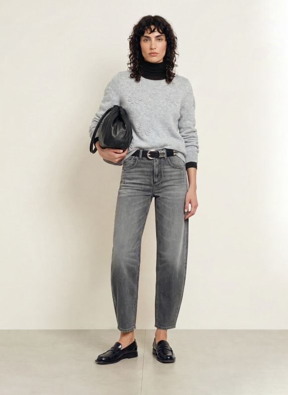 ALLUDE Trui met kasjmier LICHTGRIJS
