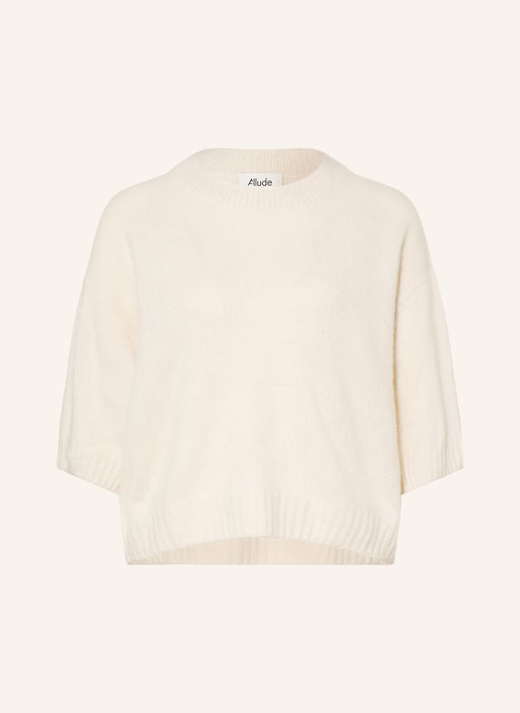 ALLUDE Pullover mit Cashmere ECRU