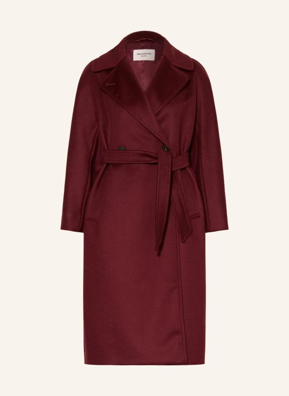 WEEKEND Max Mara Wollmantel RESINA DUNKELROT