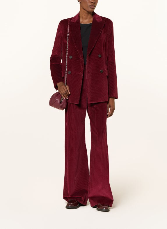 WEEKEND Max Mara Corduroyblazer KATANGA DONKERROOD