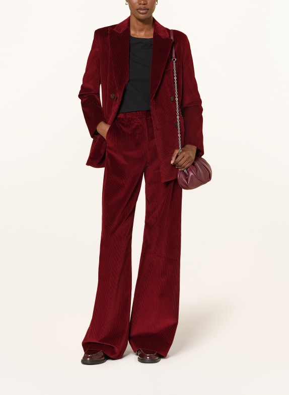 WEEKEND Max Mara Marlene-broek TANIA van corduroy DONKERROOD