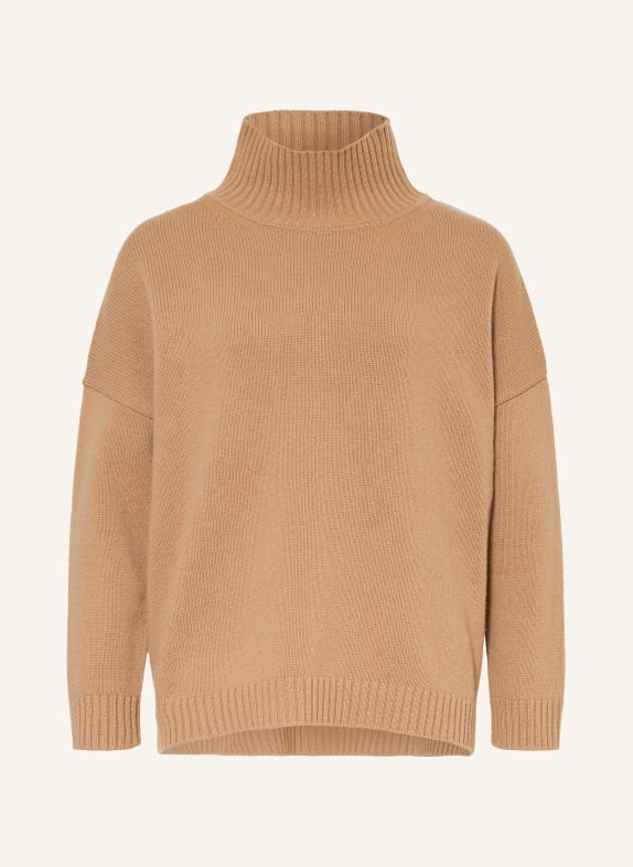 WEEKEND Max Mara Sweter BORGIA CAMELOWY