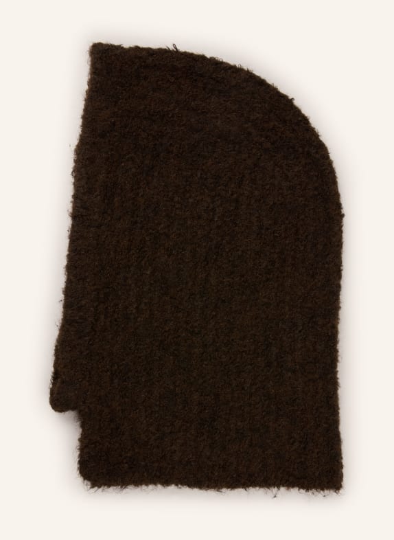 JEANNE BARET BASS Balaclava DARK BROWN