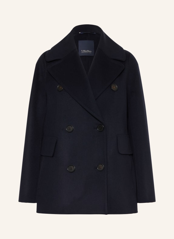 S Max Mara Caban court CAMILLA BLEU FONCÉ