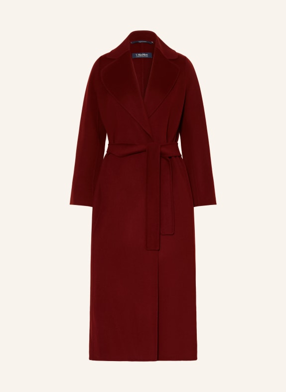 S Max Mara POLDO Wool coat DARK RED