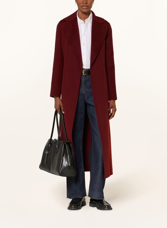 S Max Mara Wollmantel POLDO DUNKELROT