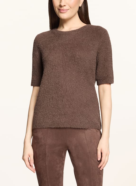 Betty Barclay Gebreid shirt MARRON FONCÉ