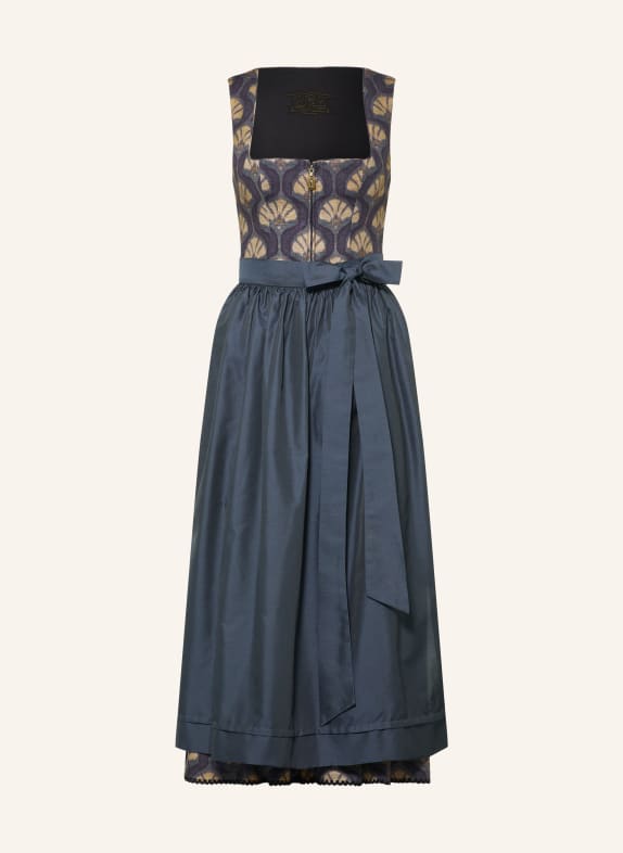 SPORTALM Dirndl TREUBACH DONKERBLAUW / BEIGE