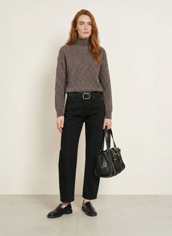 darling harbour Pullover mit Cashmere truffle melange