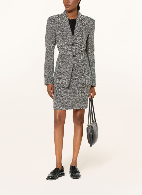 HUGO Blazer ASMALLA ZWART / GRIJS / WIT