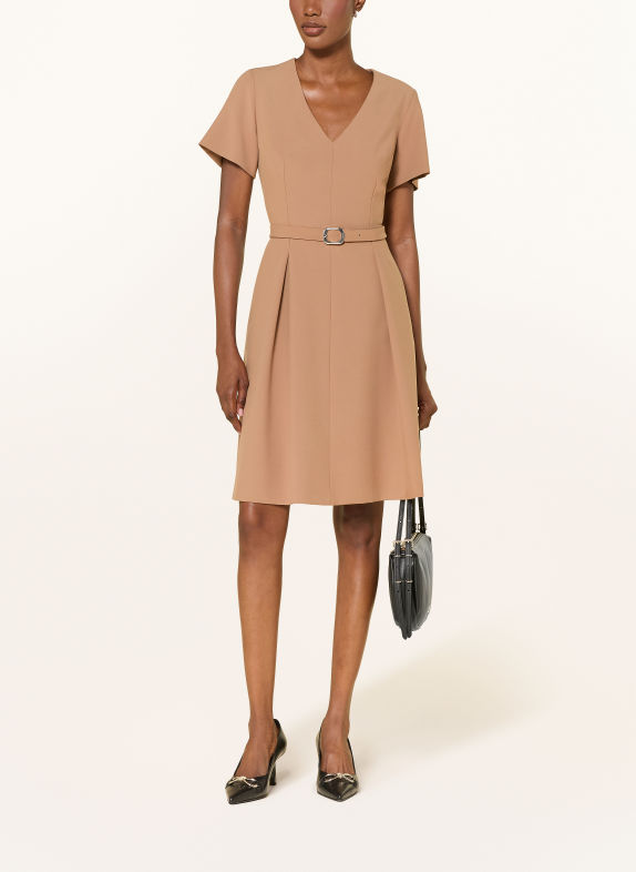 HUGO KEMILANA Dress COGNAC