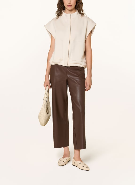 Betty Barclay Culotte in leerlook MARRON FONCÉ