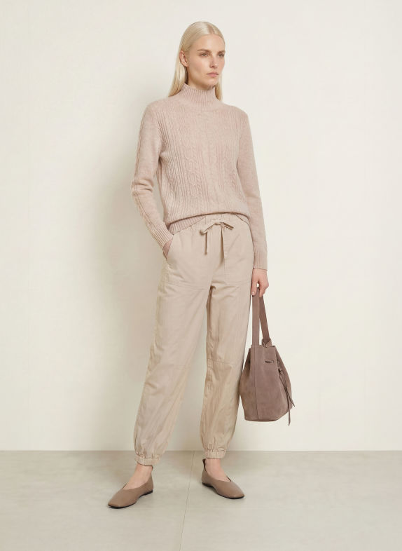 darling harbour Sweter z kaszmiru pebble melange