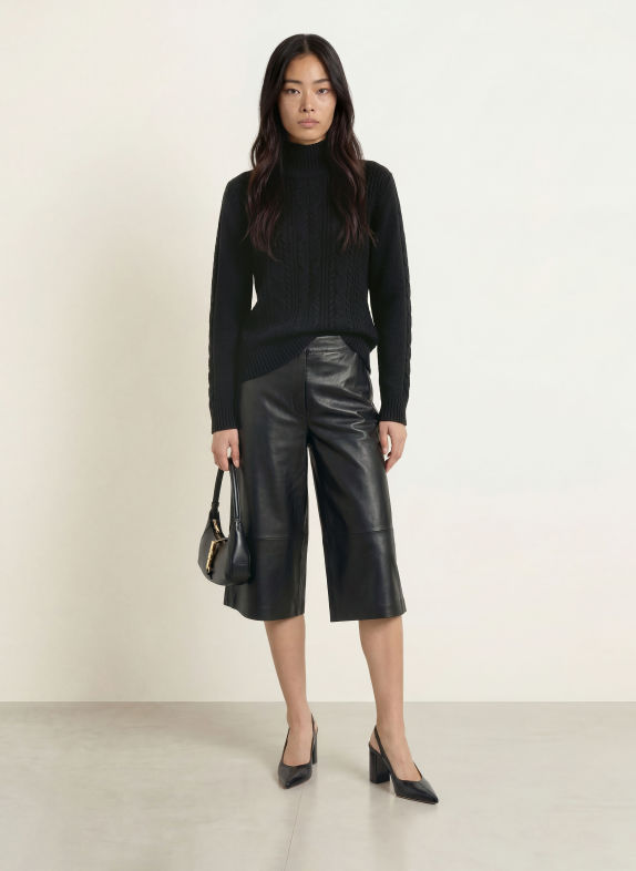 darling harbour Sweter z kaszmiru BLACK