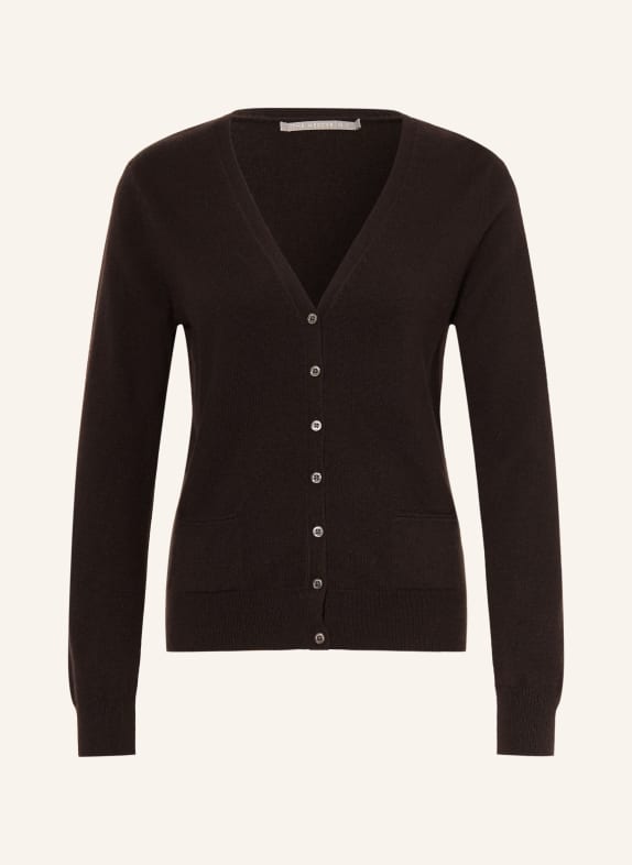 (THE MERCER) N.Y. Cashmere cardigan DARK BROWN
