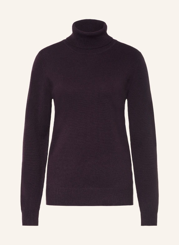 (THE MERCER) N.Y. Rollkragenpullover aus Cashmere DUNKELLILA