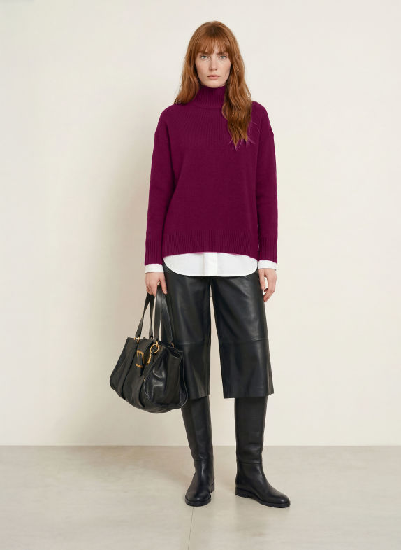 darling harbour Pullover mit Cashmere BERRY
