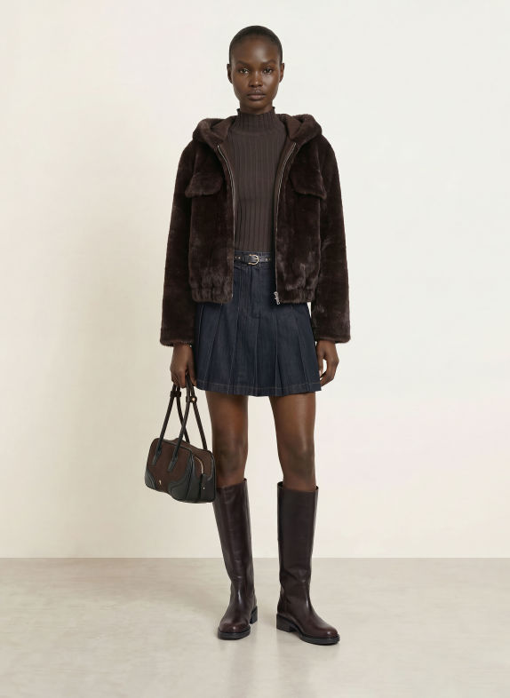 Princess GOES HOLLYWOOD Jupe en jean BLEU FONCÉ