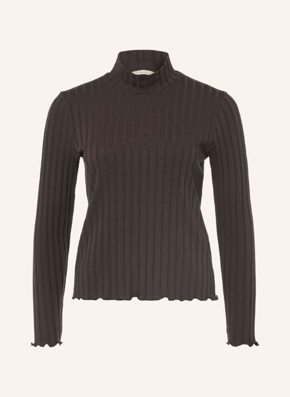 lilienfels Long-sleeve shirt DARK BROWN