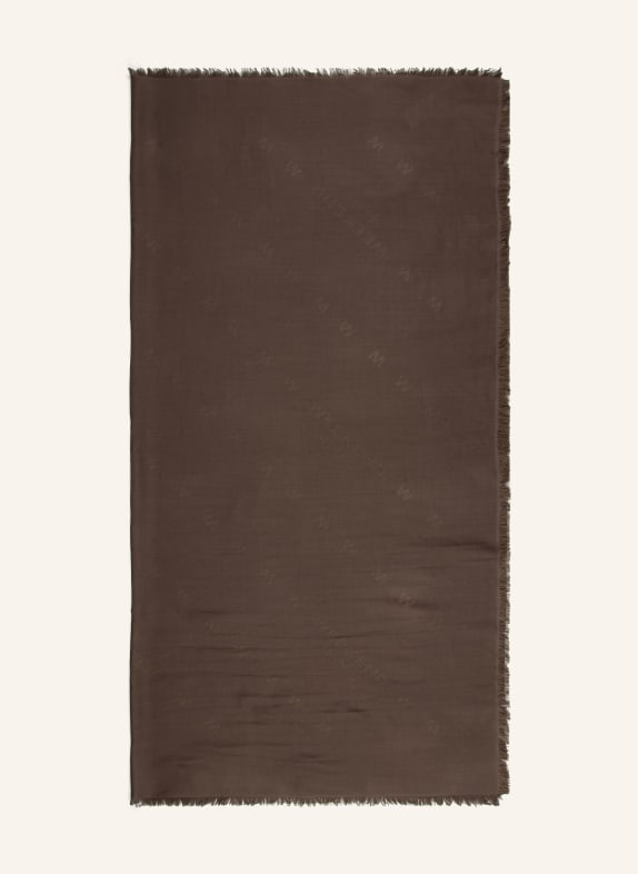 WEEKEND Max Mara Foulard CEDRO MARRON FONCÉ