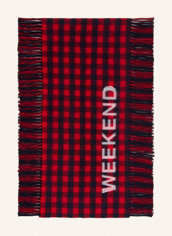 WEEKEND Max Mara Schal FILOVIA DUNKELBLAU / ROT / WEISS