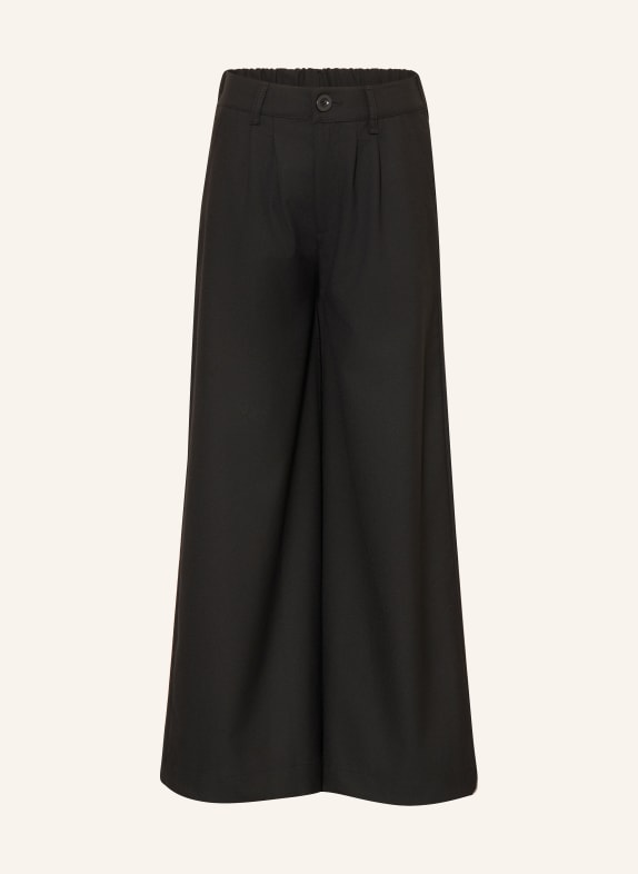 BLUE EFFECT Wide-leg trousers BLACK