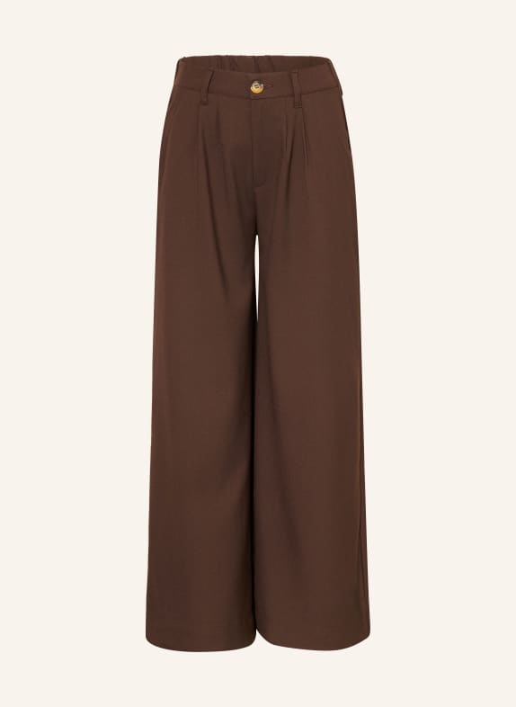 BLUE EFFECT Wide-leg trousers 7315 Kakao