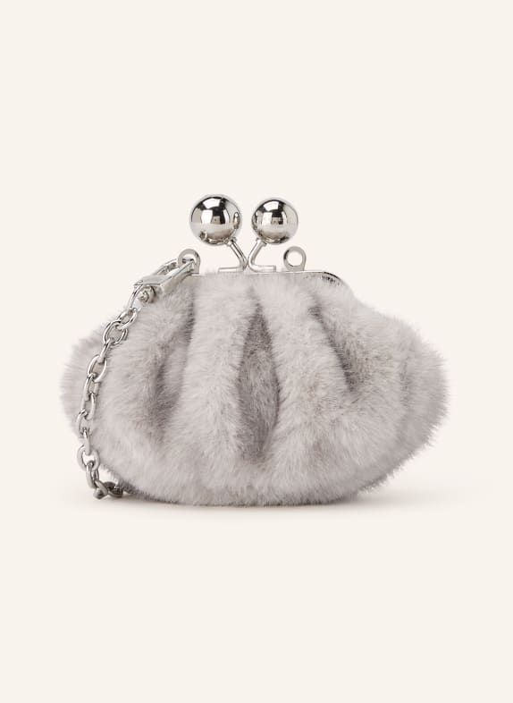 WEEKEND Max Mara Sac en fausse fourrure ATUBO GRIS CLAIR / ARGENT