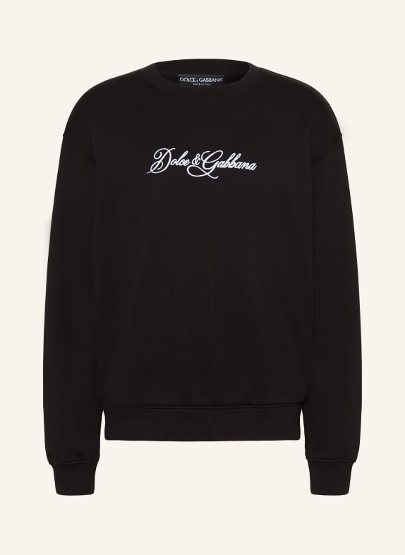 DOLCE & GABBANA Sweatshirt NOIR / BLANC