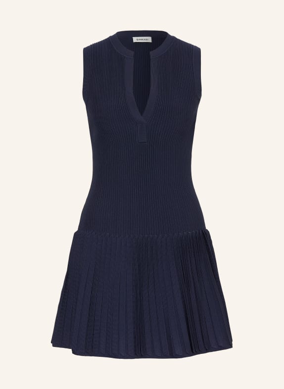 SIMKHAI LEVIE Knit Dress DARK BLUE
