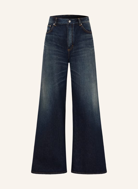 ALAÏA Wide Leg Jeans A24 DOCK BLUE