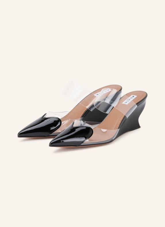 ALAÏA Wedges LE CŒUR SCHWARZ