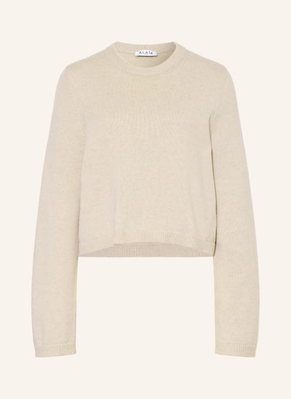 ALAÏA Cashmere Sweater BEIGE