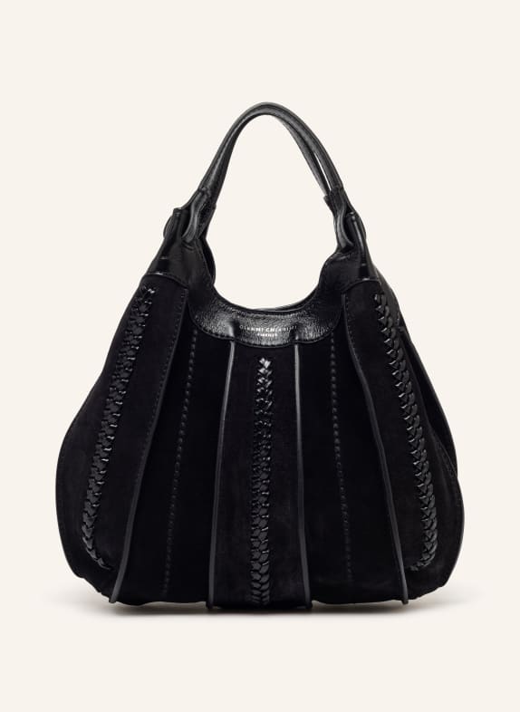 GIANNI CHIARINI Vaková kabelka DUA MEDIUM ČERNÁ