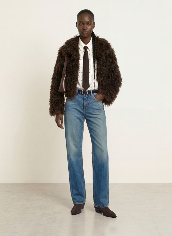 CAMBIO Straight jeans GINI LONG 5275 metro soft tea wash