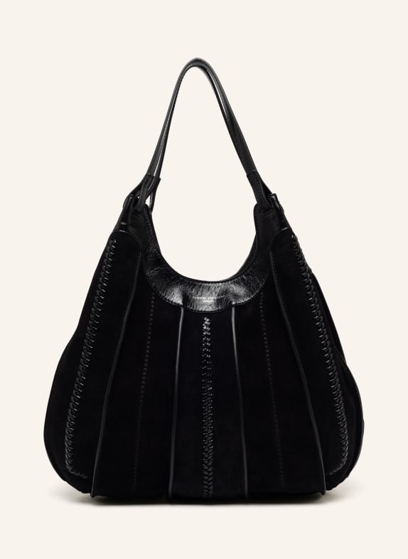 GIANNI CHIARINI Vaková kabelka DUA LARGE ČERNÁ