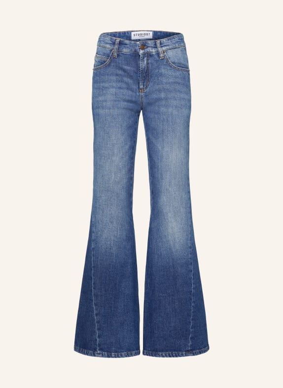 CAMBIO Flared jeans FABIENNE 5077 slub dark used