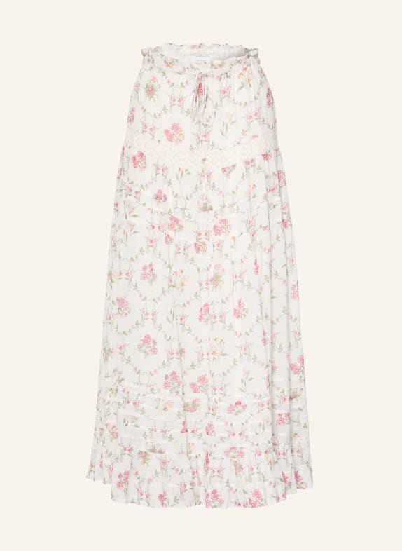 NEO NOIR FIPPO Skirt with Ruffles WHITE / RED / GREEN