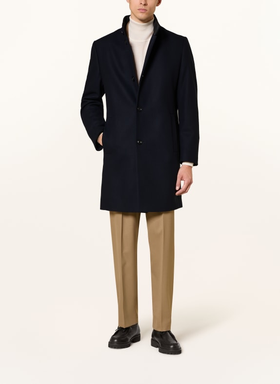 HUGO MINTRAX Wool coat DARK BLUE