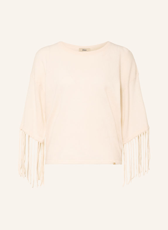 HERNO Pullover mit 3/4-Arm WEISS