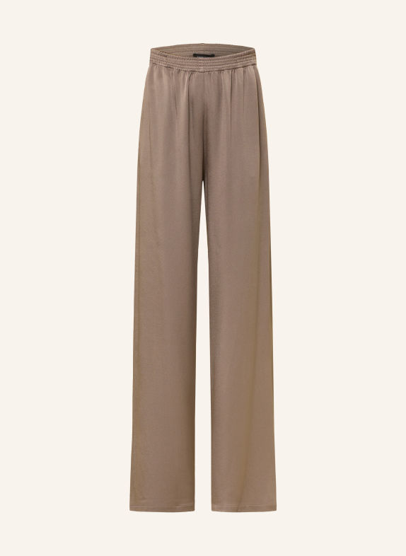 FABIANA FILIPPI Wide-leg trousers BROWN