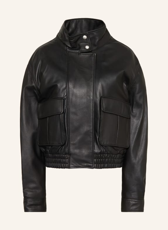 STUDIO AR Lederjacke WILLOW SCHWARZ