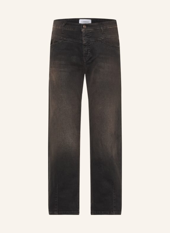 CAMBIO ELIN Barrel-leg jeans 5410 lefthand brown overdyed