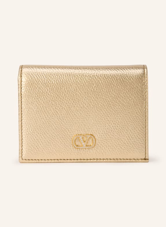 VALENTINO GARAVANI Portemonnee VLOGO SIGNATURE met sierstenen GOUD