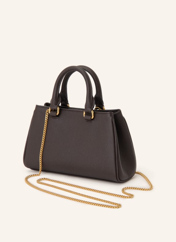 VALENTINO GARAVANI Handväska VLOGO SIGNATURE MINI MÖRKBRUN